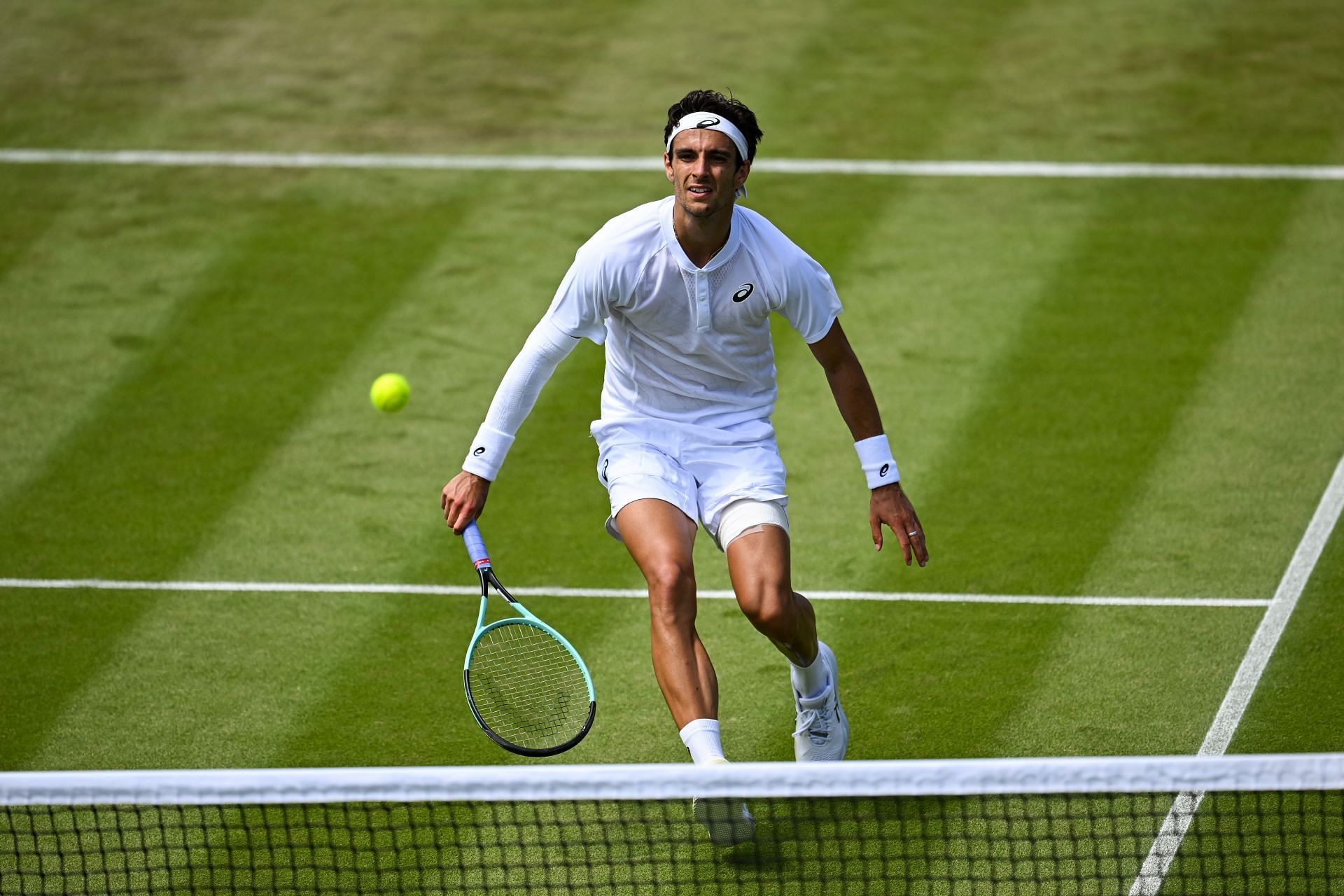 Lorenzo Musetti at the 2025 Wimbledon Championships. (Source: Getty)